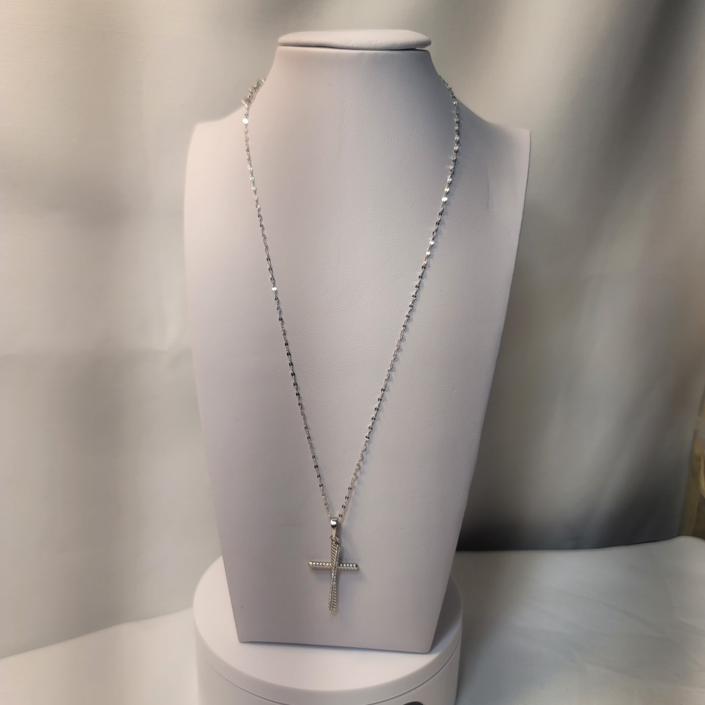 Simple Silver Cross set