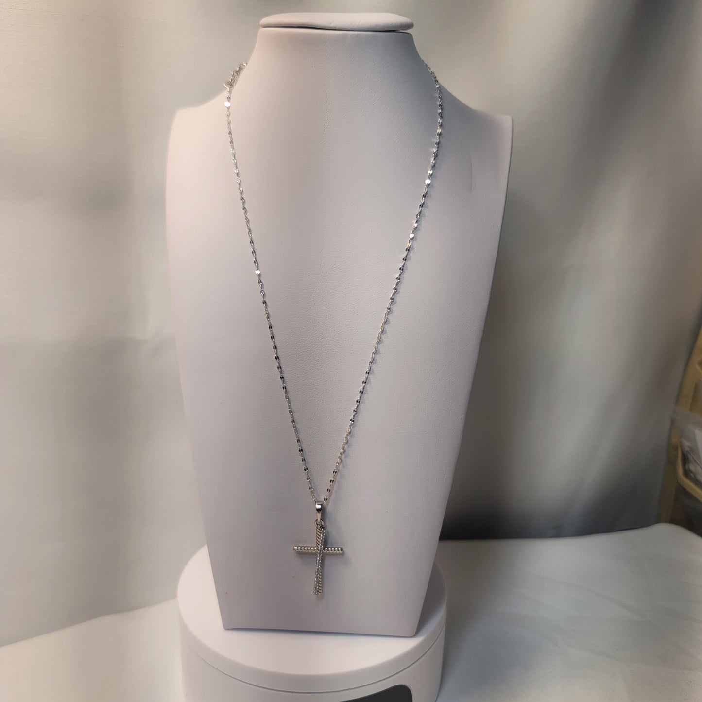 Simple Silver Cross set